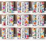 Add Your Own Text Floral Tumbler Bundle