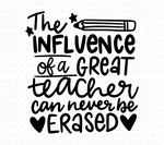 The Influence Of A Great Teacher Svg