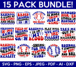 Baseball SVG Bundle