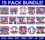 Baseball SVG Bundle