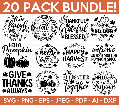 Fall SVG Bundle