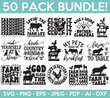 Farmhouse Quotes SVG Bundle