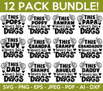 Loves His Dogs SVG Bundle