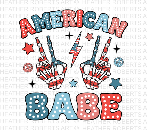 American Babe PNG