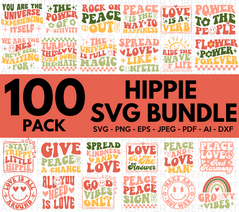 Hippie SVG Bundle