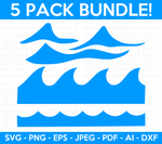 Waves SVG Bundle