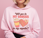 Will You Be My Concha To My Cafecito PNG