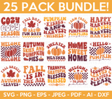 Retro Autumn SVG Bundle