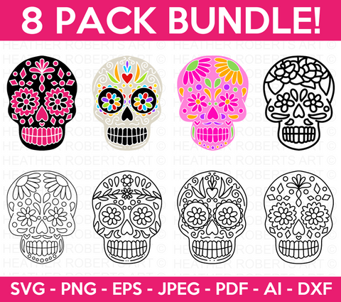 Dia De Los Muertos Svg Bundle