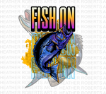 Fish On Sublimation PNG