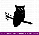 Owl Silhouette Svg