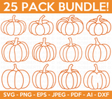 Pumpkin SVG Bundle