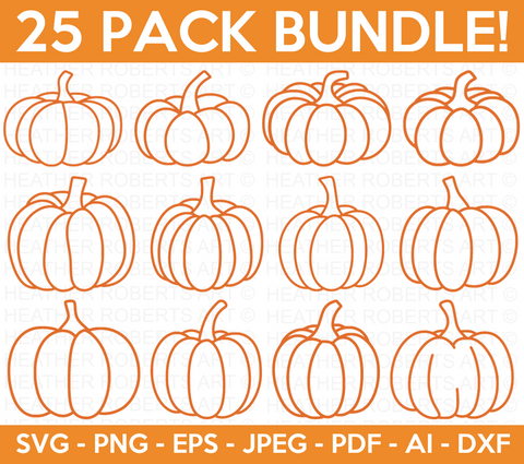 Pumpkin SVG Bundle