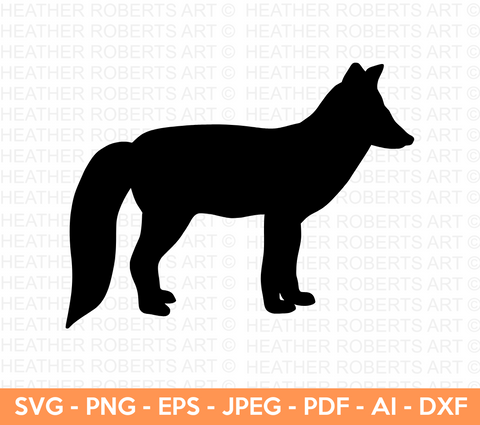 Fox Silhouette SVG