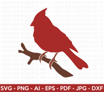 Cardinal Bird SVG