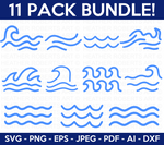 Waves Doodle SVG