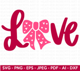 Love Bow SVG