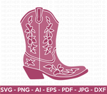 Cowboy / Cowgirl Boots SVG