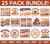 Retro Autumn SVG Bundle