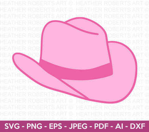 Cowgirl Hat SVG