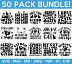 Cat Quotes Svg Bundle