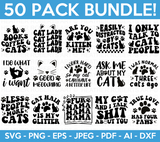 Cat Quotes Svg Bundle