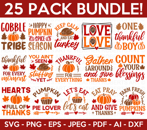 Thanksgiving SVG Bundle