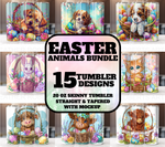 Easter Animals Tumbler Wrap Bundle