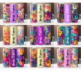 Add Your Own Text Floral Tumbler Bundle