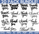 Thank You SVG Bundle