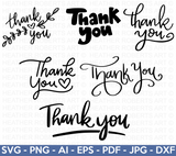 Thank You SVG Bundle