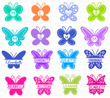 Butterfly Monogram Svg Bundle