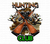 Hunting Club Sublimation PNG