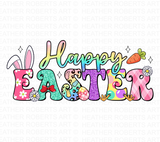 Happy Easter Sublimation PNG