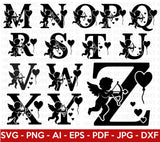 Valentine Monogram SVG Bundle