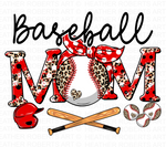 Baseball Mom Sublimation PNG