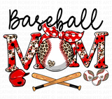 Baseball Mom Sublimation PNG