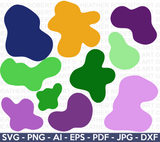 Paint Blobs SVG Bundle