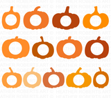 Pumpkin Monogram SVG Bundle