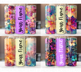 Add Your Own Text Floral Tumbler Bundle