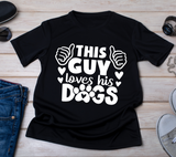 This Guy Loves His Dogs SVG