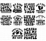 Retro Cat Quotes Svg Bundle