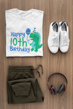 10th Dinosaur Birthday SVG