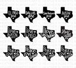 Texas SVG Bundle