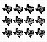 Texas SVG Bundle