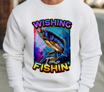 Wishing I Was Fishin' Sublimation PNG