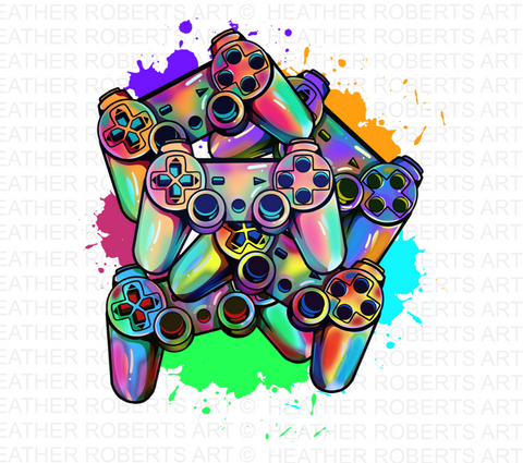 Game Controller Sublimation