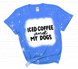 Iced Coffee and My Dogs SVG