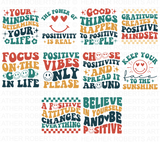 Positive Quotes SVG Bundle