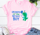 Grandma of the Birthday Boy Svg